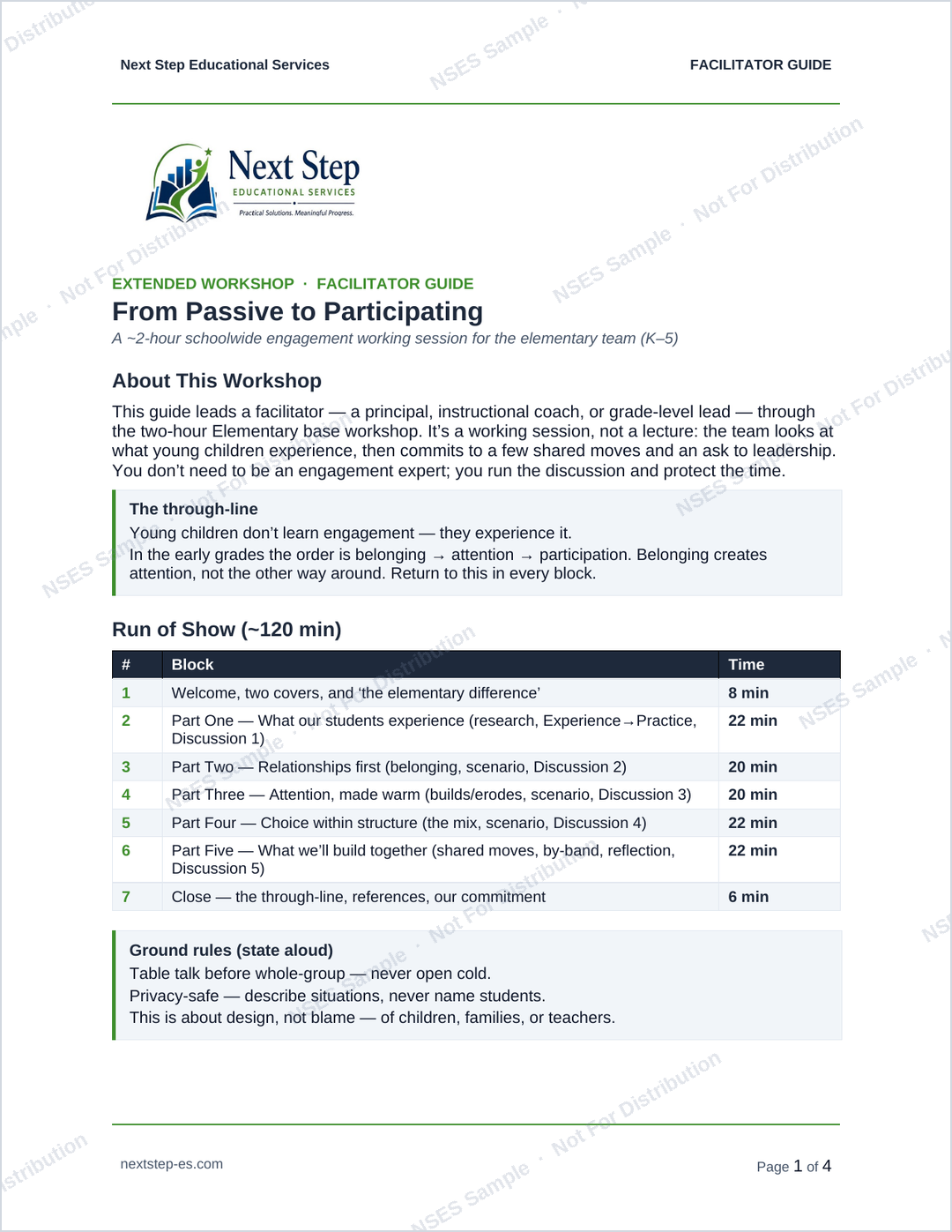 Facilitator Guide