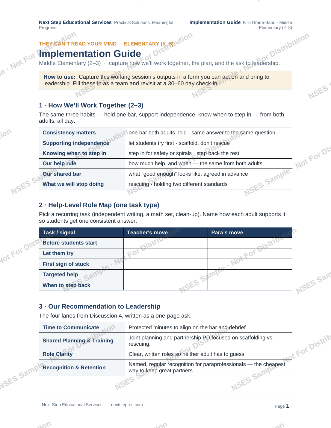Implementation Guide 2-3 preview