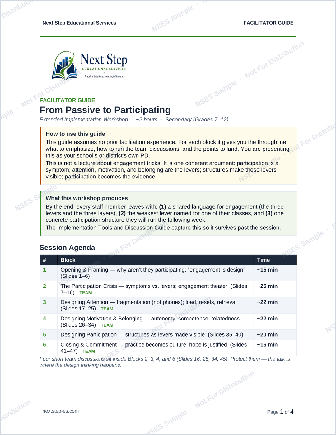 Facilitator Guide