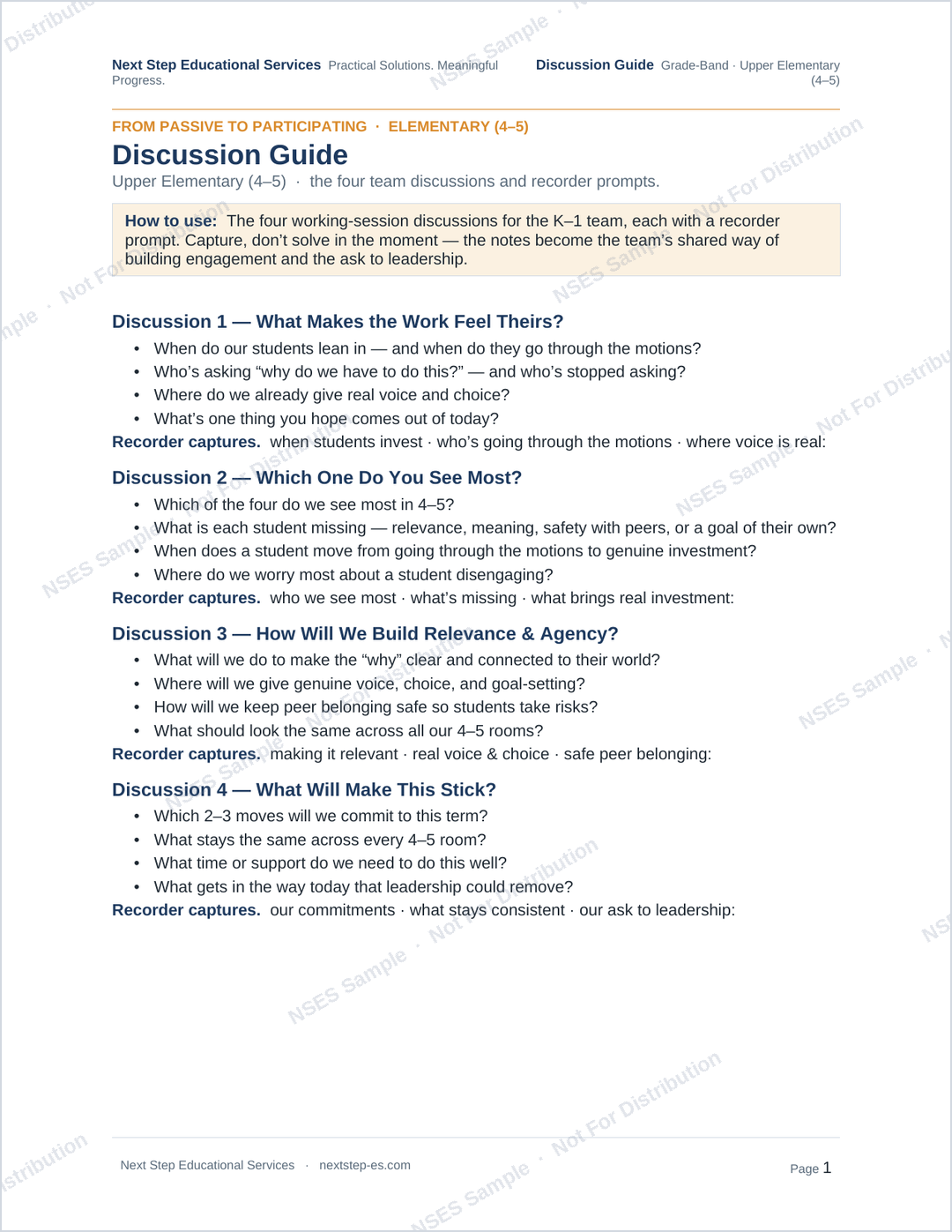Discussion Guide (4–5)