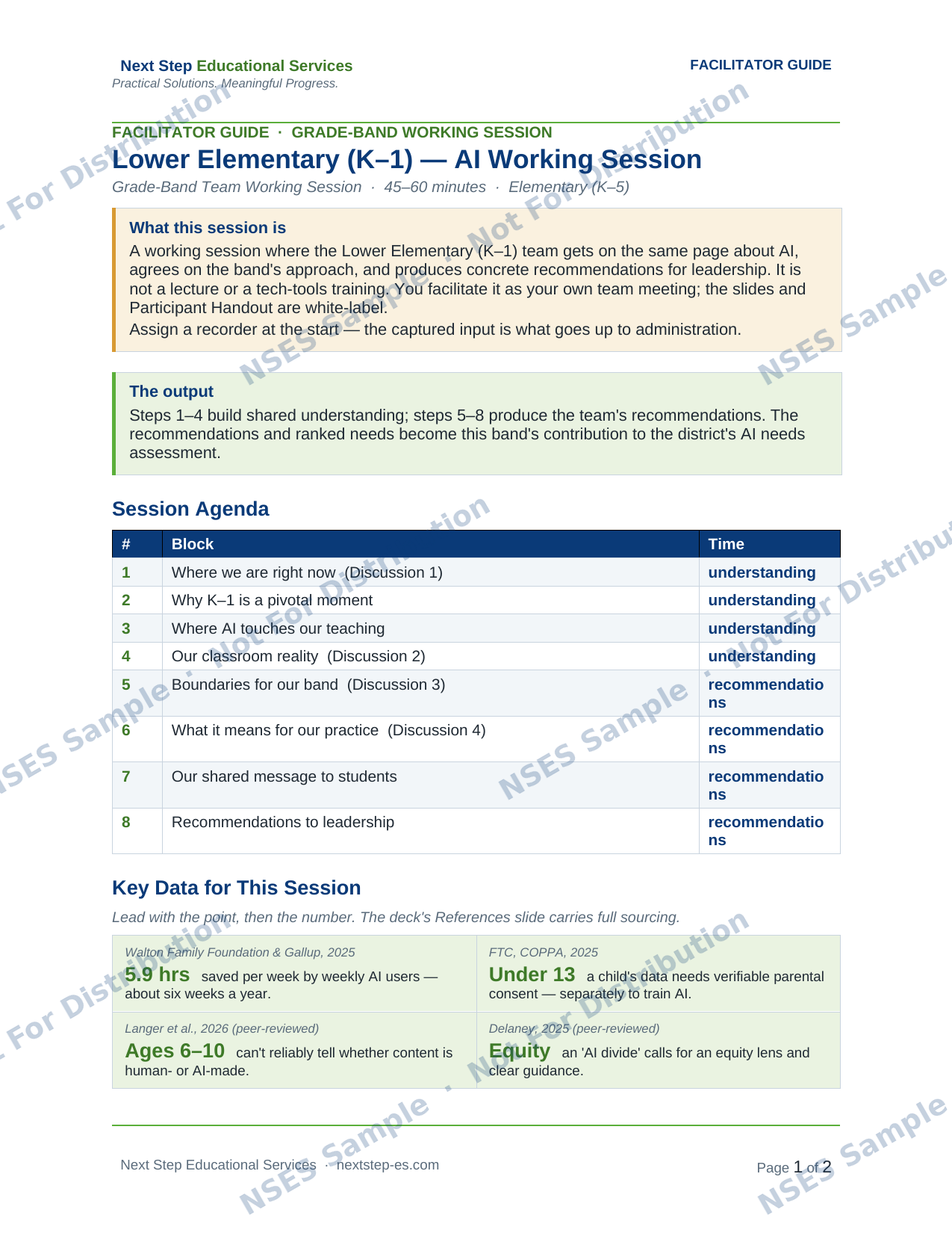 Facilitator Guide K-1 preview