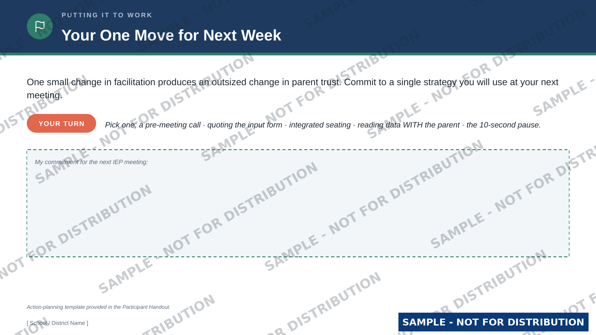 Partnership Over Presence — activity slide preview
